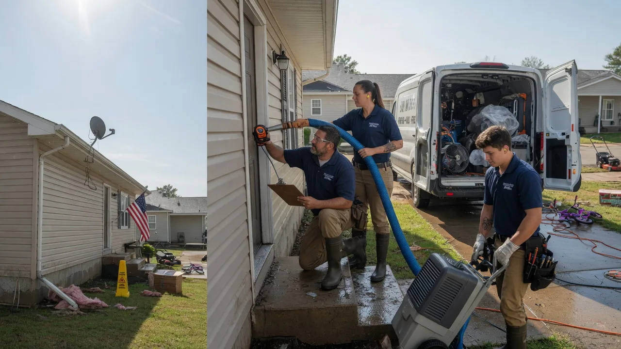 Ceiling Water Damage Restoration in Batesville, MS near me